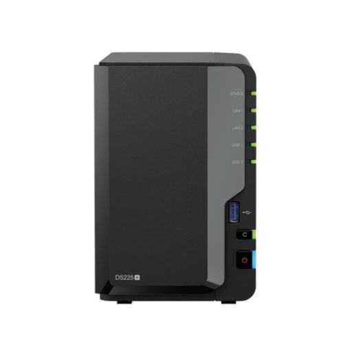 Obrázek Synology DS225+ DiskStation (4C/CeleronJ4125/2,0-2,7GHz/2GBRAM/2xSATA/2xUSB3.2Gen1/1x2,5GbE/1xGbE)