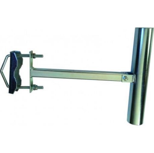 Obrázek Držák antény na stožár nebo zeď, polohovatelný, galvanický zinek, délka 25cm