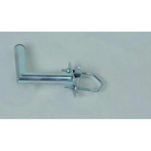 Obrázek Držák antény na balkón s vinklem, galvanický zinek, délka 20cm