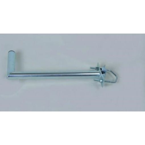 Obrázek Držák antény na balkón s vinklem, galvanický zinek, délka 50cm