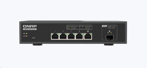 Obrázek QNAP switch QSW-L3205-1C4T (4x10GbE,1x10GbE/SFP+combo,fanless)