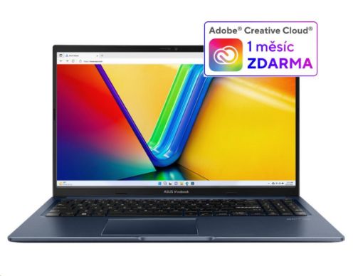 Obrázek ASUS NTB Vivobook 15 (X1502VA-BQ1261W), i5-13420H, 15.6" FHD, 16GB, 512GB SSD, UHD, W11 Home, Quiet Blue
