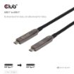 Obrázek Club3D Kabel USB-C, 10 Gbps, 4K120Hz, 8K60Hz, 60W, Bi-directional, 15m, černá