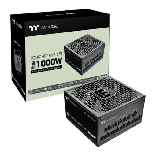 Obrázek THERMAL TAKE zdroj 1000W Toughpower PT, 135mm, Plně modulární, 80+ Platinum, černá