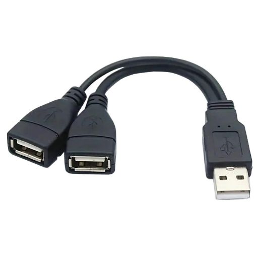 Obrázek PREMIUMCORD Nabíjecí kabel USB 2.0, 15cm, černá