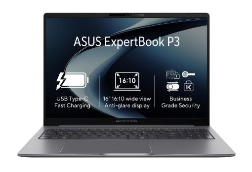 Obrázek ASUS NTB ExpertBook P3 (P3605CVA-MB0004X), i7-13620H, 16" WUXGA, 32GB, 1TB SSD, UHD, W11 Pro, Misty Grey