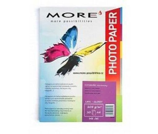 Obrázek ARMOR More Fotopapír Harmony 205g, A4 glossy, 20 listů, inkjet