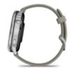 Obrázek Garmin Venu® 4 - 45 mm Silver / Silver Gray silikonový řemínek