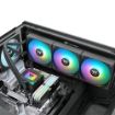 Obrázek THERMAL TAKE Vodní chladič LA360 ARGB, 3x120mm ARGB, LGA1851, AM5, černá