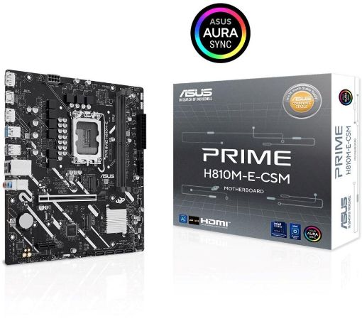 Obrázek ASUS MB Sc LGA1851 PRIME H810M-E-CSM, Intel H810, 2xDDR5, 2xDP, 1xHDMI, mATX