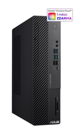 Obrázek ASUS PC Desktop ExpertCenter D7 SFF (D700SEES-313100053X), i3-13100, 9L, 16GB, 512GB SSD, UHD 730, W11 Pro, Black