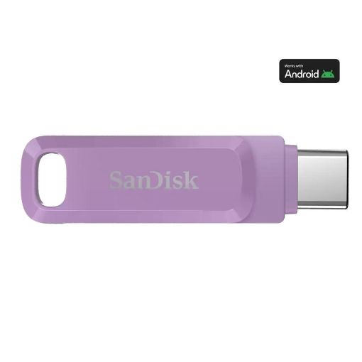 Obrázek SanDisk Flash Disk 512GB Ultra Dual Drive Go, USB-C 3.2, fialová