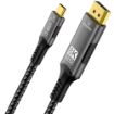 Obrázek PremiumCord kabel USB-C na DisplayPort DP1.4   8K@60Hz a 4k@120Hz  2m