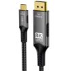 Obrázek PremiumCord kabel USB-C na DisplayPort DP1.4   8K@60Hz a 4k@120Hz  2m