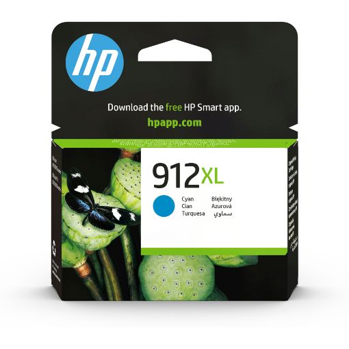 Obrázek HP 912XL High Yield Cyan Original Ink Cartridge (700 pages)
