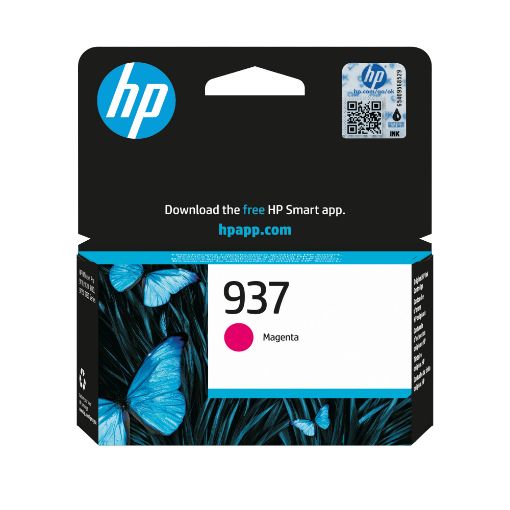 Obrázek HP 937 Magenta Original Ink Cartridge (800 pages)