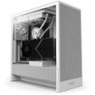 Obrázek NZXT skříň H5 Flow edition / 2x120 mm fan / USB 3.0 / USB-C 3.1 / průhledná bočnice / mesh panel / bílá