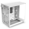 Obrázek NZXT skříň H6 Flow dvoukomorová / MidT / 3x120mm fan / 2xUSB 3.2 / USB-C / prosklená bočnice i čelo / bílá