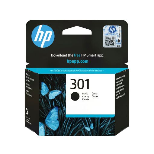 Obrázek HP 301 Black Ink Cart, 3 ml, CH561EE (190 pages)