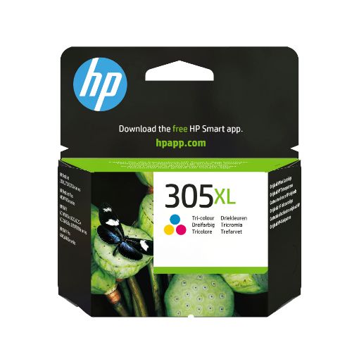 Obrázek HP 305XL High Yield Tri-color Original Ink Cartridge (200 pages)