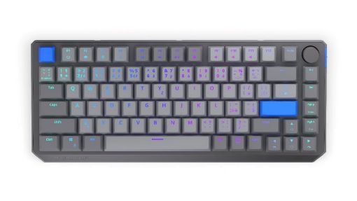 Obrázek ENDORFY Herní klávesnice Thock V2 75%, Mechanická, Bezdrátová, CZ/SK, ARGB