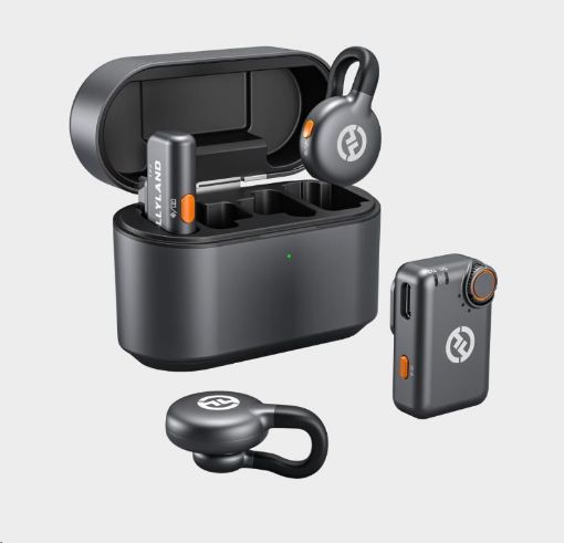 Obrázek Hollyland LARK M2S Mini Combo  Wireless Lavalier Microphone Mini Combo (Space Gray)