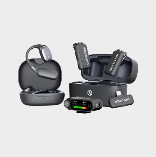 Obrázek Hollyland LARK MAX 2 Ultimate Combo with OWS Monitor Earphone + Camera RX + USB-C RX