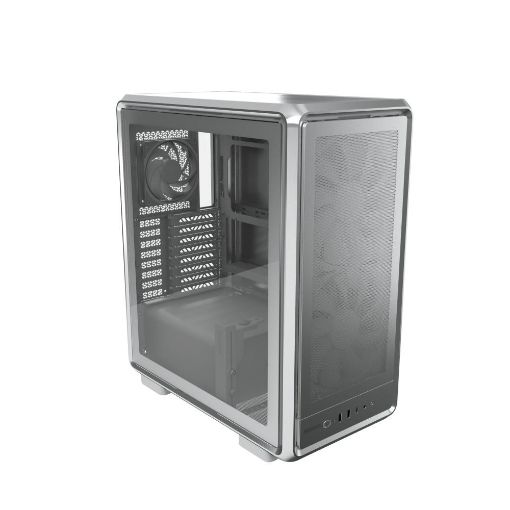 Obrázek Cooler Master case MasterFrame 500 Mesh Silver, Průhledná bočnice, ATX, 2x 200mm Fan, 1x 120mm Fan, Šedá