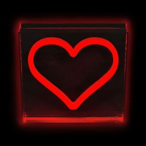 Obrázek 2Kids Toys LED NEON LIGHT lampička Srdce červené