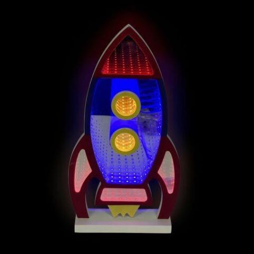 Obrázek 2Kids Toys LED NEON LIGHT lampička Raketa