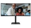 Obrázek AOC MT 34" CU34E4CV - 3440x1440,VA,120Hz,HDR10,2xHDMI,DP,USBhub,USB-C,RJ45,repro,Zakřivený