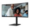 Obrázek AOC MT 34" CU34E4CV - 3440x1440,VA,120Hz,HDR10,2xHDMI,DP,USBhub,USB-C,RJ45,repro,Zakřivený