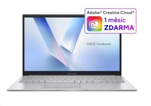 Obrázek ASUS NTB Vivobook 15 (X1504VA-BQ3872W), Core 5 120U, 15.6" FHD, 16GB, 512GB SSD, Intel, W11 Home, Cool Silver