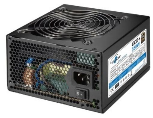 Obrázek EUROCASE zdroj 350W Eco, 120mm, 85+ Bronze