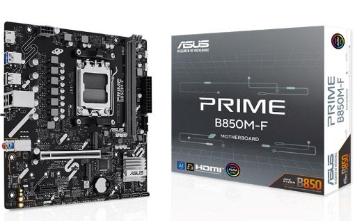 Obrázek ASUS MB Sc AM5 PRIME B850M-F, AMD B850, 2x DDR5, 1x HDMI, mATX