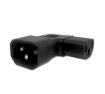 Obrázek Adaptér úhlový na stranu IEC C13 na IEC C14 napětí 230V, 10A