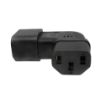 Obrázek Adaptér úhlový na stranu IEC C13 na IEC C14 napětí 230V, 10A