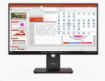 Obrázek LENOVO LCD ThinkVision T27-40 27",IPS,mat,16:9,1920x1080,178/178,4/6ms,300cd/m2,1500:1,CAM,DP,HDMI,VGA,PIVOT,VESA,3Y