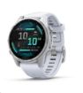 Obrázek Garmin fenix® 8 – 43 mm, AMOLED, Silver / Whitestone se silikonovým řemínkem, EU