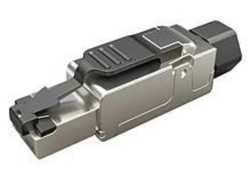 Obrázek Solarix Konektor MPTL univerzální RJ45 CAT6A STP samořezný SXRJ45-6A-STP-BK-SA