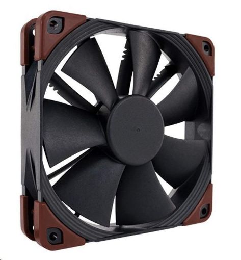 Obrázek NOCTUA Ventilátor NF-F12 iPPC-2000 IP67, 120mm, černá/hnědá