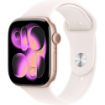 Obrázek Apple Watch Series 11 GPS + Cellular 42mm Rose Gold Aluminium Case with Light Blush Sport Band - S/M
