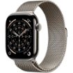 Obrázek Apple Watch Series 11 GPS + Cellular 42mm Natural Titanium Case with Natural Milanese Loop