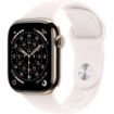 Obrázek Apple Watch Series 11 GPS + Cellular 42mm Gold Titanium Case with Light Blush Sport Band - S/M