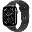 Obrázek Apple Watch Series 11 GPS + Cellular 46mm Slate Titanium Case with Black Sport Band - M/L