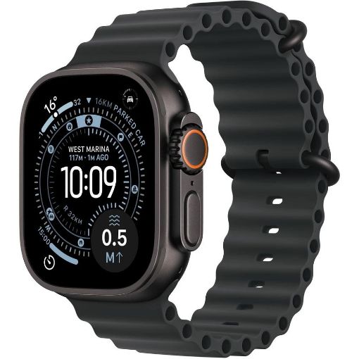 Obrázek Apple Watch Ultra 3 GPS + Cellular 49mm Black Titanium Case with Black Ocean Band
