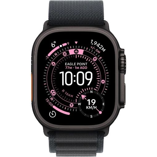 Obrázek Apple Watch Ultra 3 GPS + Cellular 49mm Black Titanium Case with Black Alpine Loop - Large