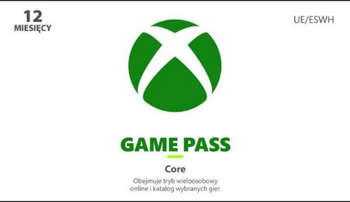 Obrázek Xbox Game Pass Core – 12 - měsíční členství