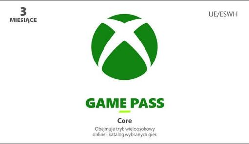Obrázek Xbox Game Pass Core – 3 - měsíční členství