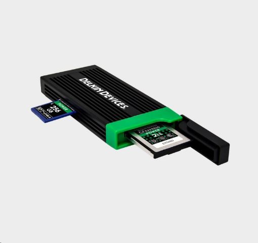 Obrázek Delkin Cardreader CFexpress Type B & SD UHS-II (Type C to C & Type C to A Cables)